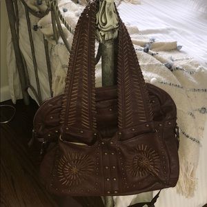 Isabella Fiore Brown Leather Purse